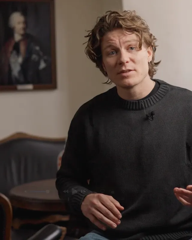 Interview-Situation aus dem Imagefilm für Hypofriend